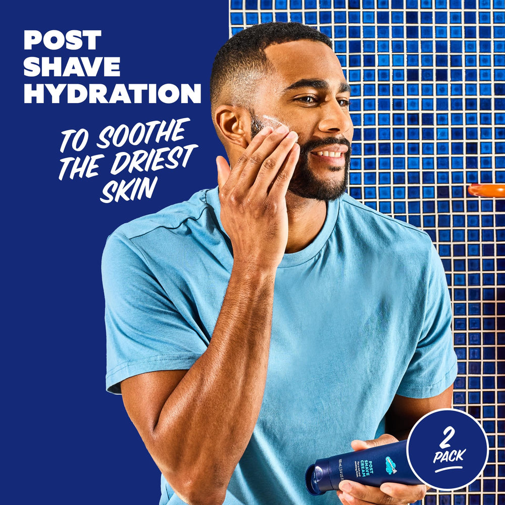 Dollar Shave Club Post Shave Cream texture being applied to skin for soothing relief