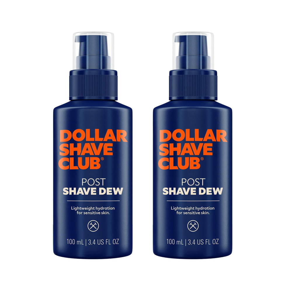 Dollar Shave Club Post Shave Dew 2-pack front view, quick hydration after shaving
