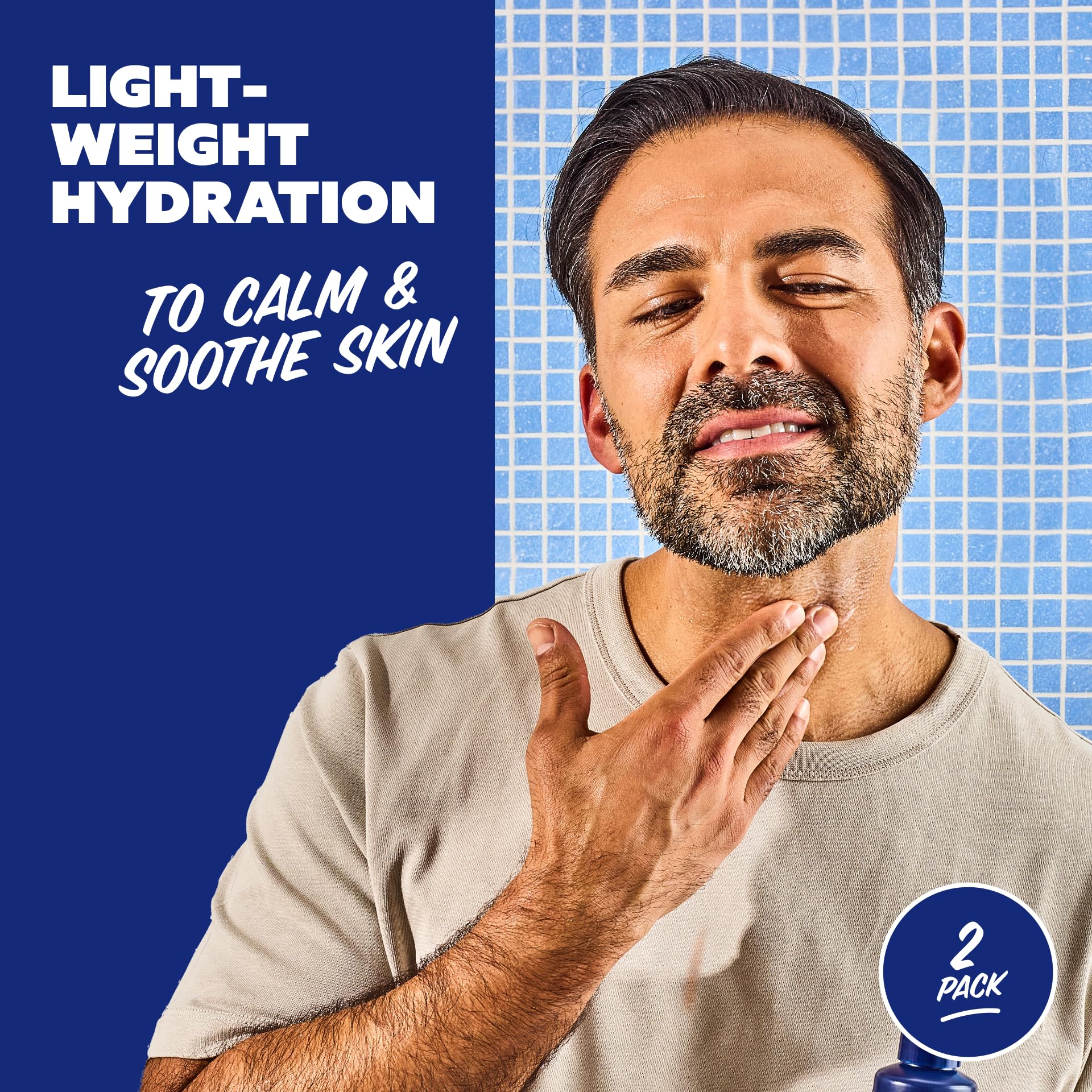 Dollar Shave Club Post Shave Dew bottle closeup, soothing serum texture