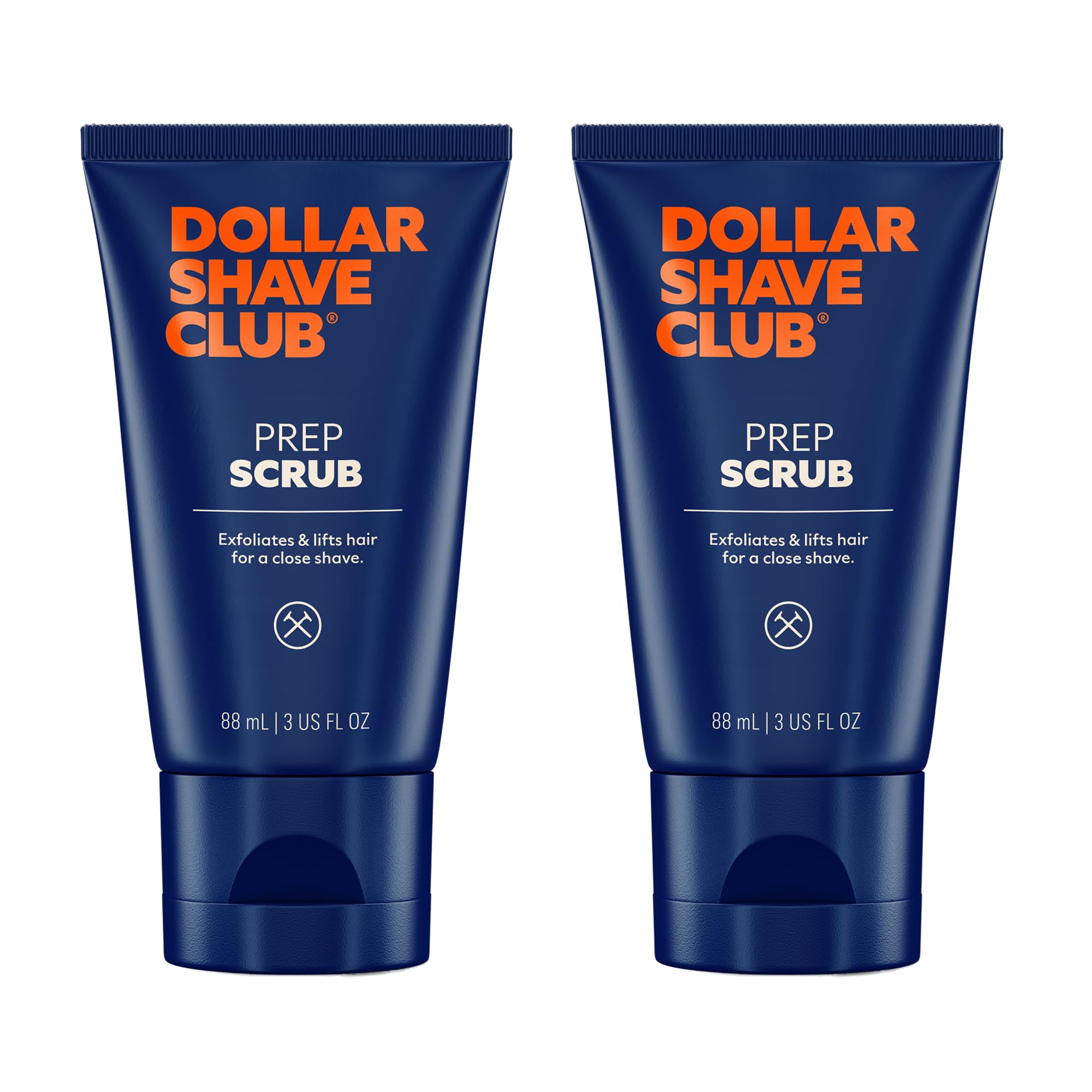 Prep Scrub de Dollar Shave Club, botella de 3 onzas, paquete de dos para la rutina de afeitado