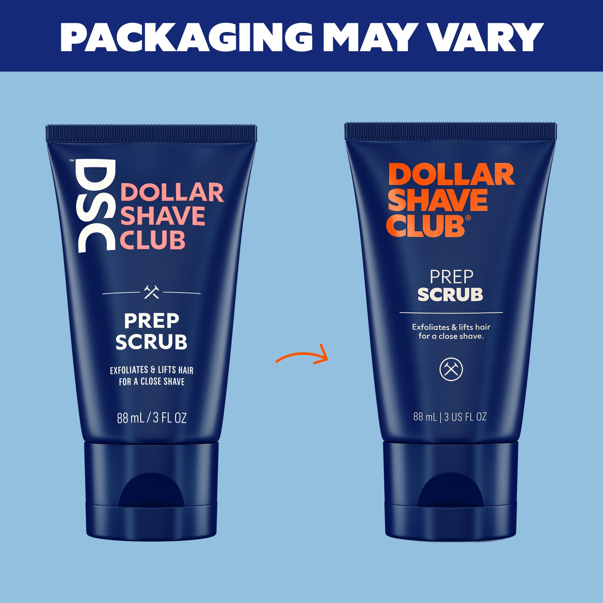 Presentación en paquete doble de Prep Scrub para uso continuo