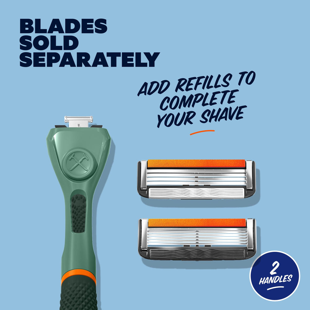 Dollar Shave Club green handle shown in shower for everyday practicality