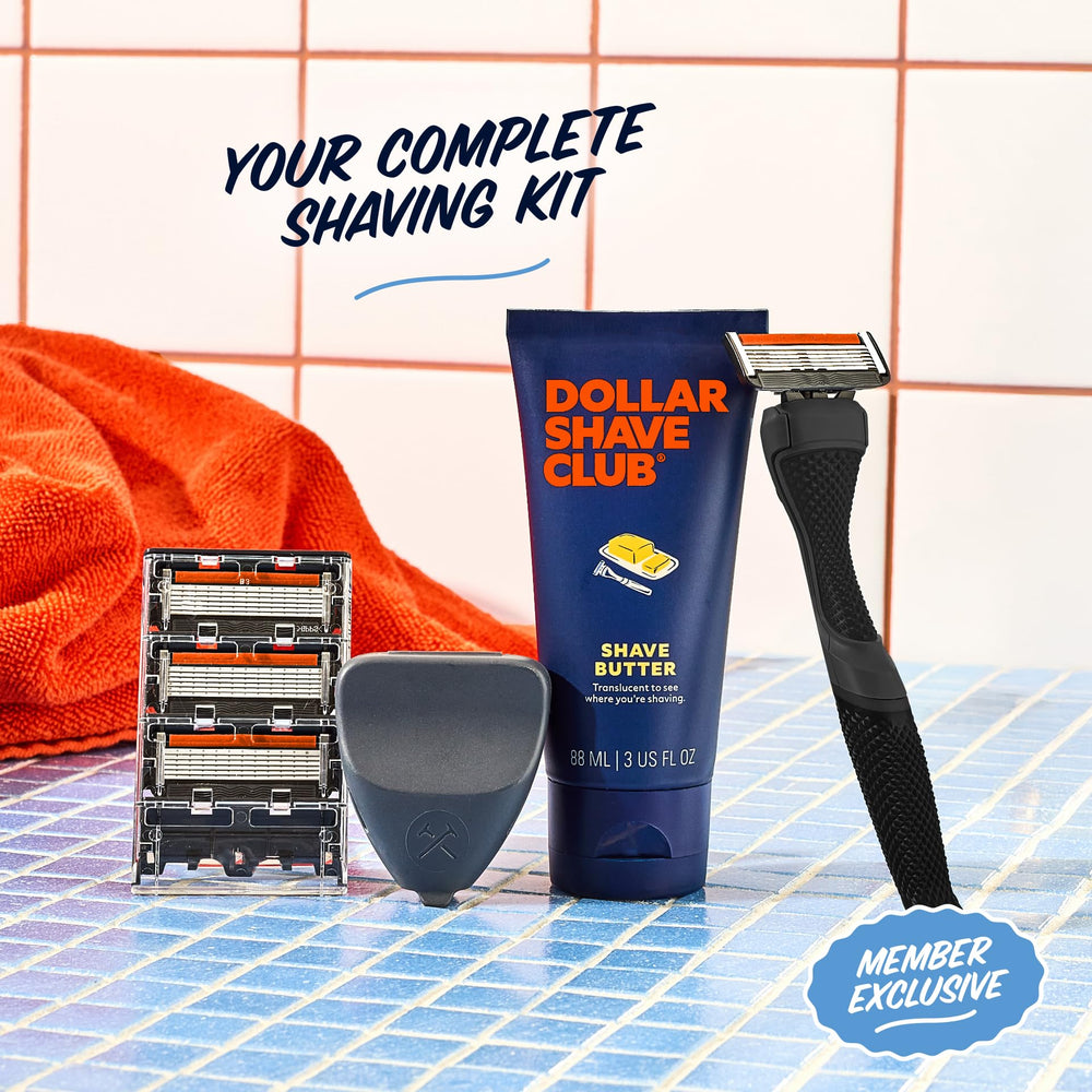 Dollar Shave Club shave butter 3oz translucent formula for precise navigation