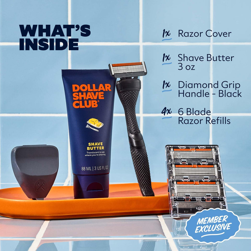 Dollar Shave Club six-blade refills pack offers a smoother shave