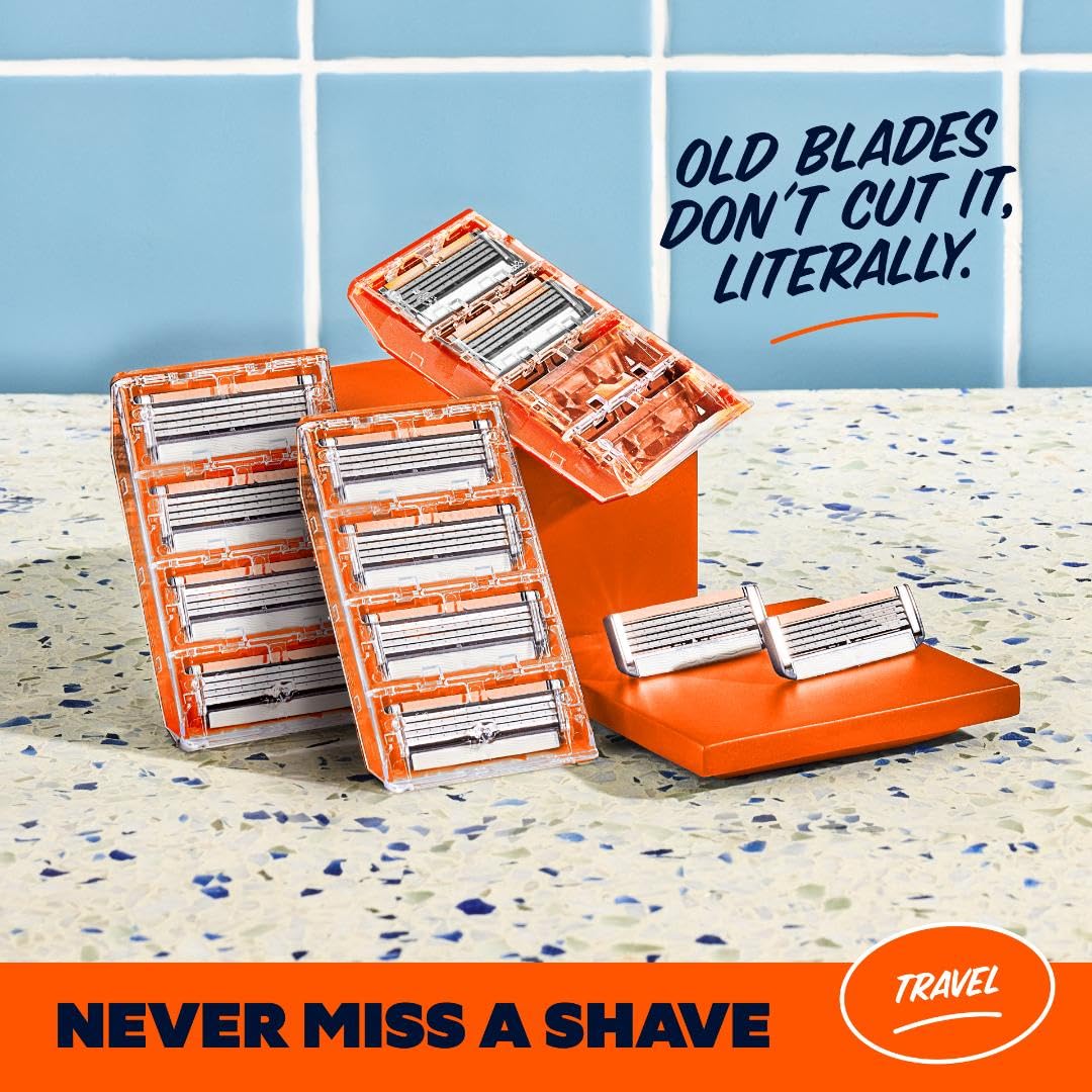 Dollar Shave Club diamond grip ensures steady handling