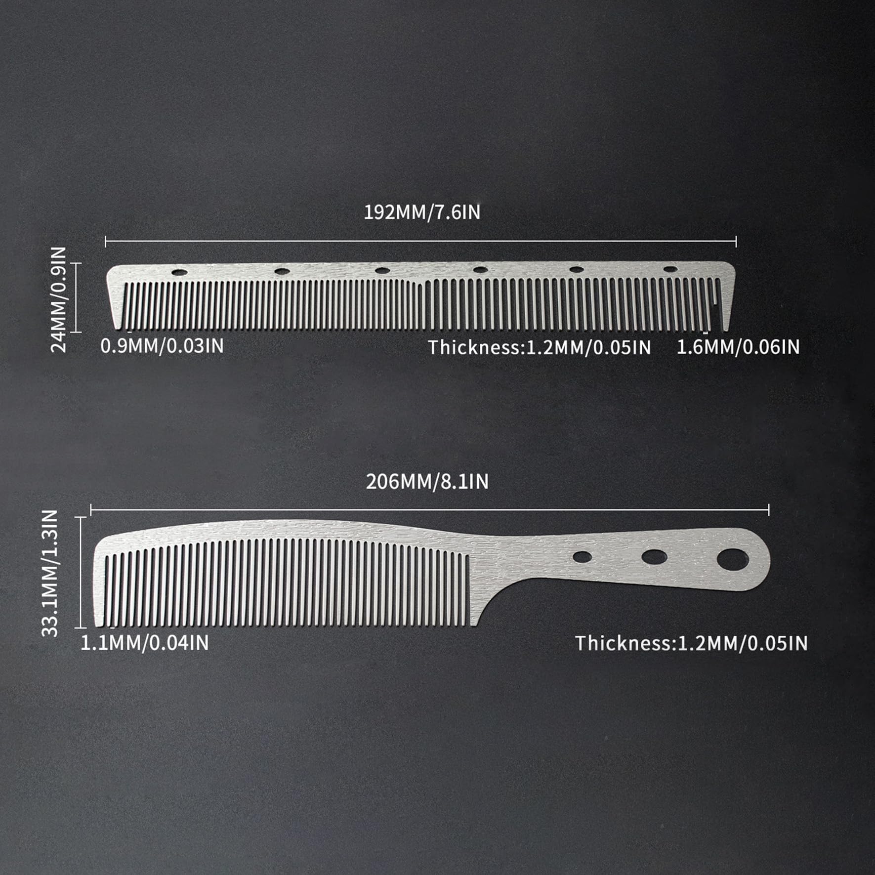 Dolmifapro barber-styling comb set for professional finishes at home.