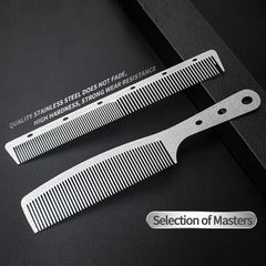 Dolmifapro fine-tooth metal comb for precise parting and smoother hair.