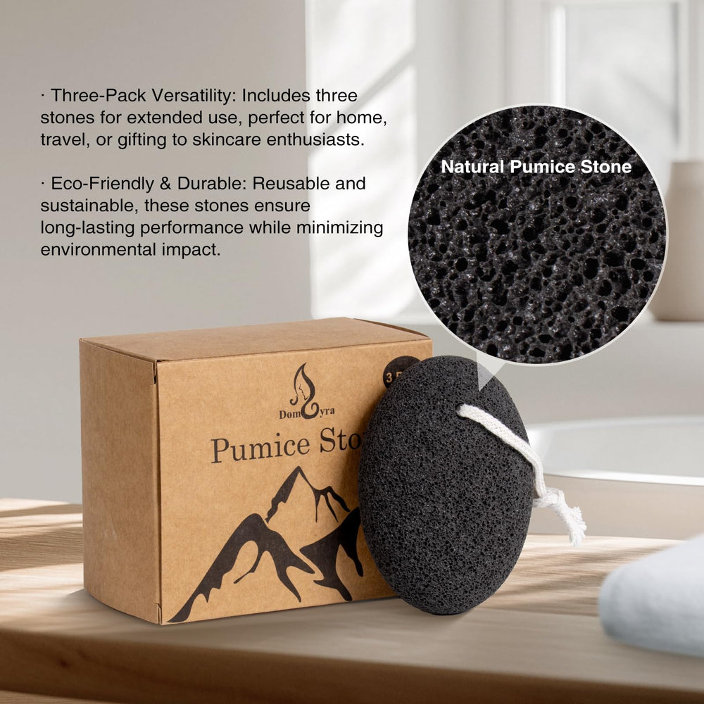 DOMLYRA pumice stone exfoliates dead skin from feet and hands