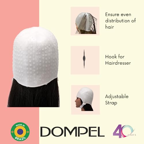 DOMPEL cap adjustable fit for diverse head shapes and sizes.