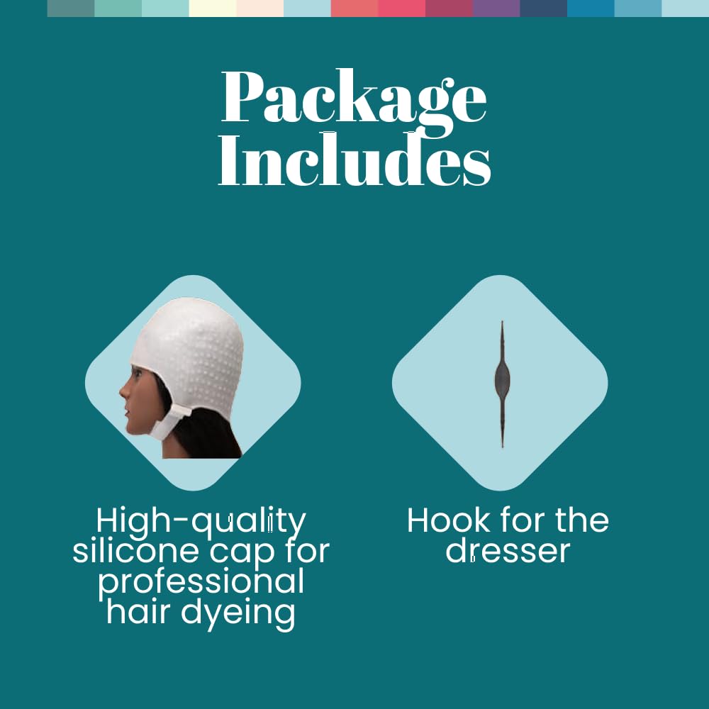 DOMPEL cap dye-bottle compatibility supports convenient at-home dyeing.