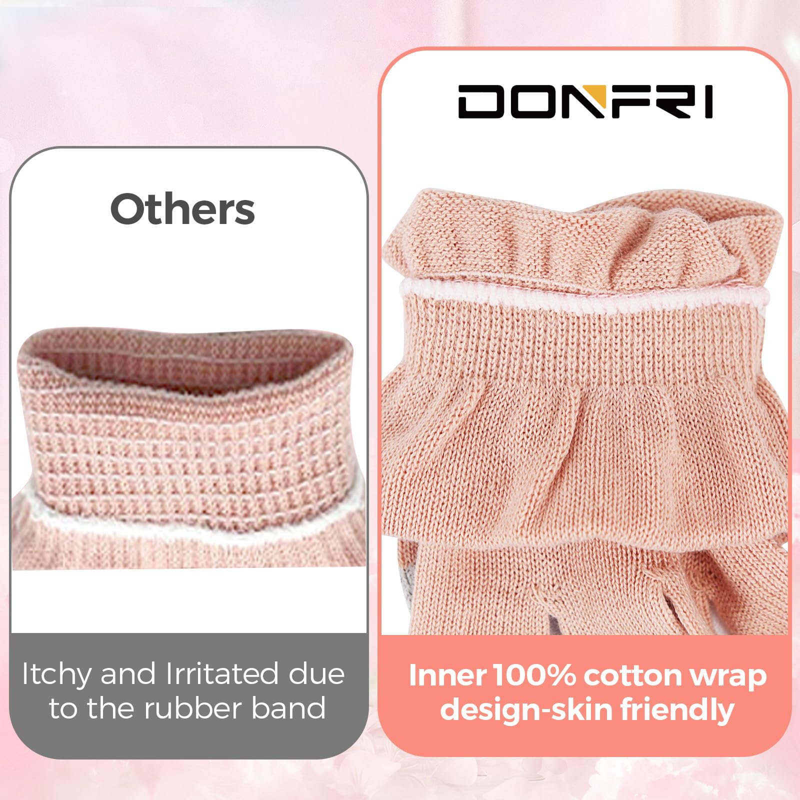 Donfri allergy-friendly moisturizing gloves help keep hands soft