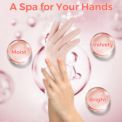 Donfri seamless-knit gloves provide gentle comfort for sensitive skin