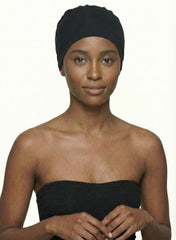 Donna Collection Spandex Women's Cap material closeup shows stretch fabric texture