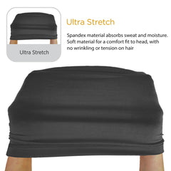 Donna Collection Spandex Women's Cap side view for secure hair during activity