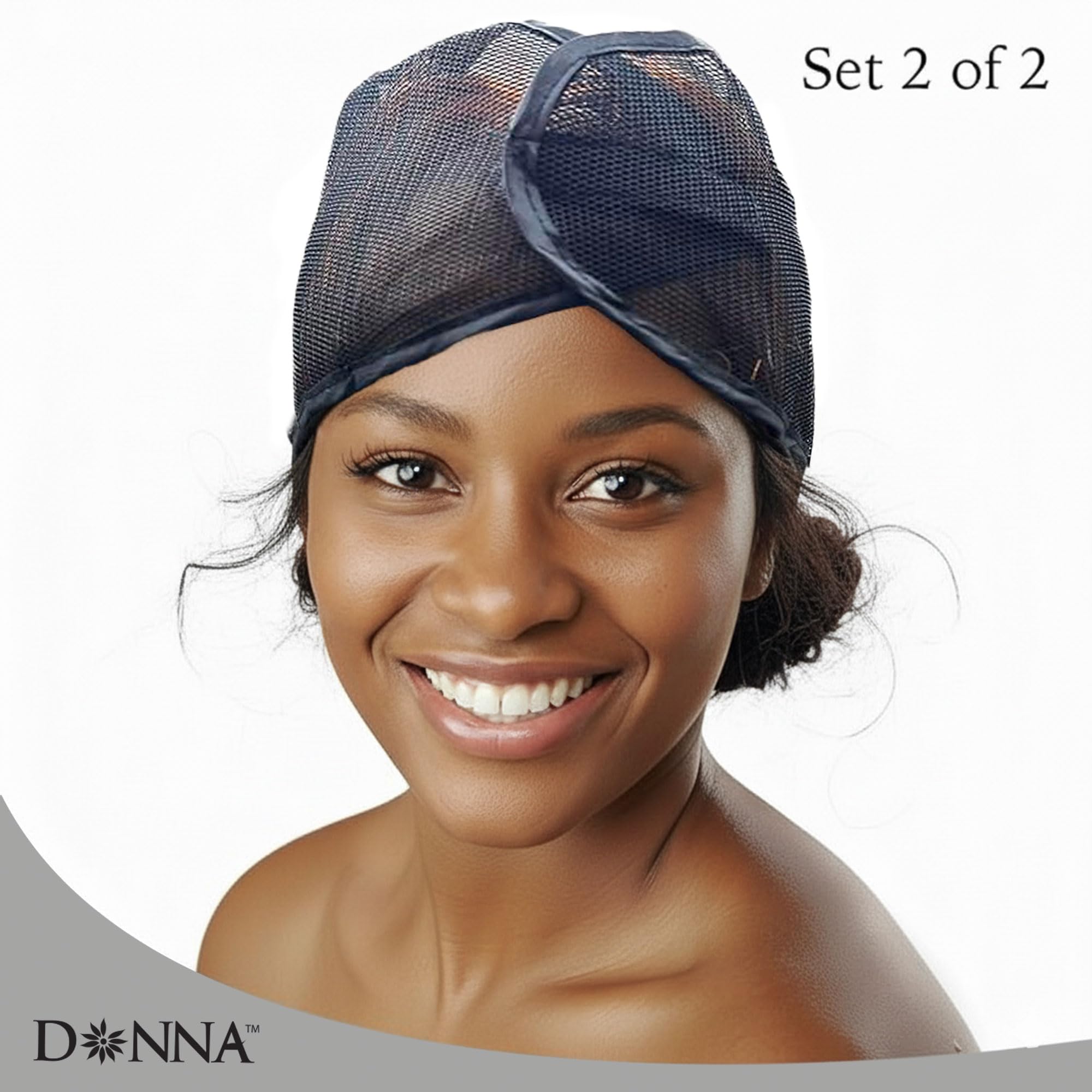 Donna satin wrap provides soft satin protection to reduce frizz.