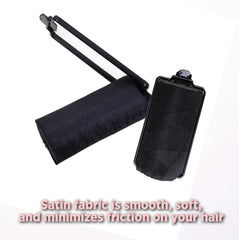 Donna Silky Satin Foam Rollers with soft foam core for comfortable curling.