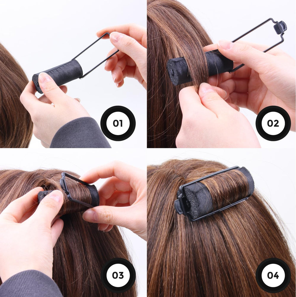 Donna XL 1.25in rollers suit long or thick hair for defined waves.