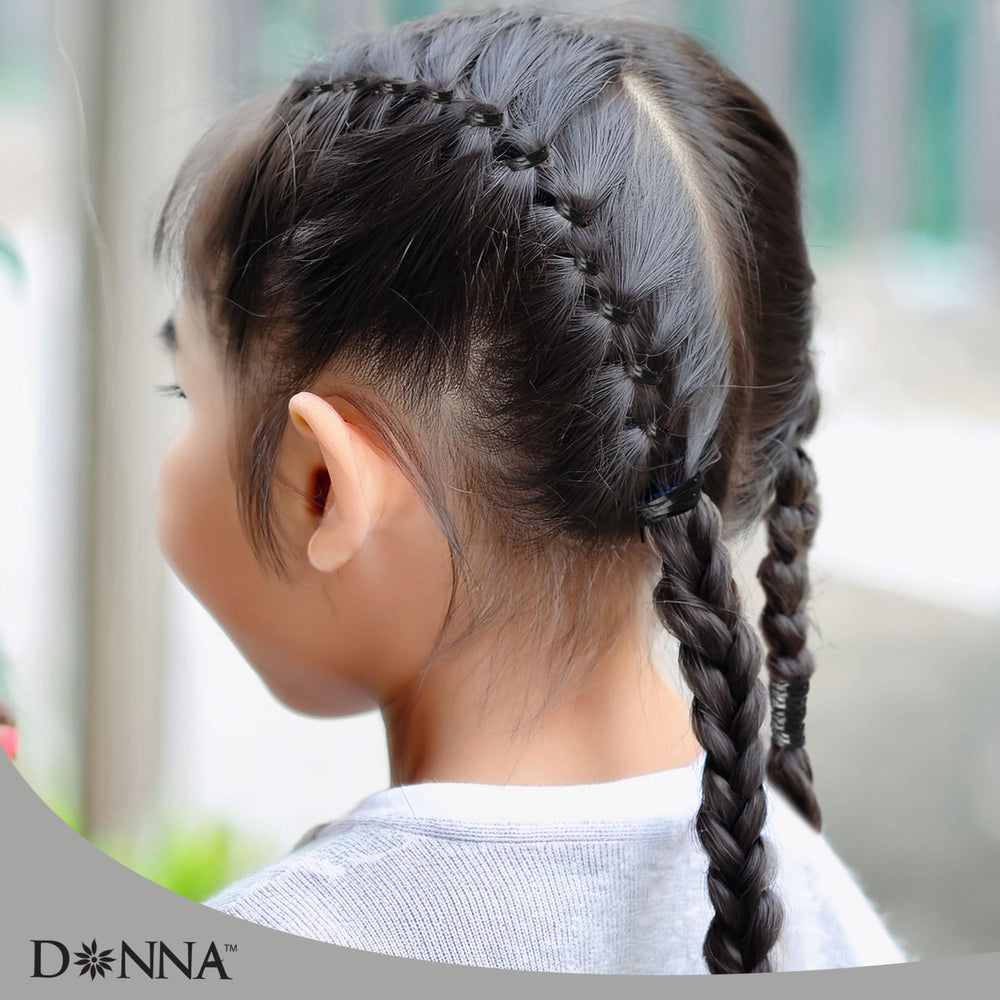 DONNA versatile hair accessory for braids, twists, and ponytails with gentle hold.