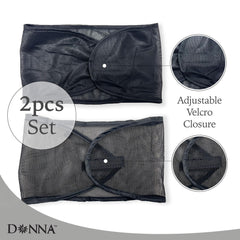 Donna wrap with adjustable Velcro closure for secure, gentle fit.
