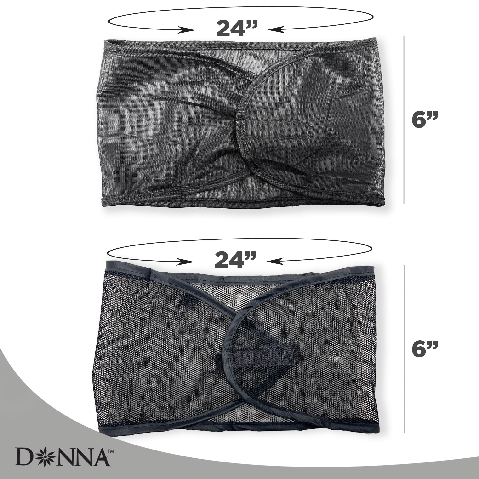 Donna satin wrap ideal for day and night use to protect hair.