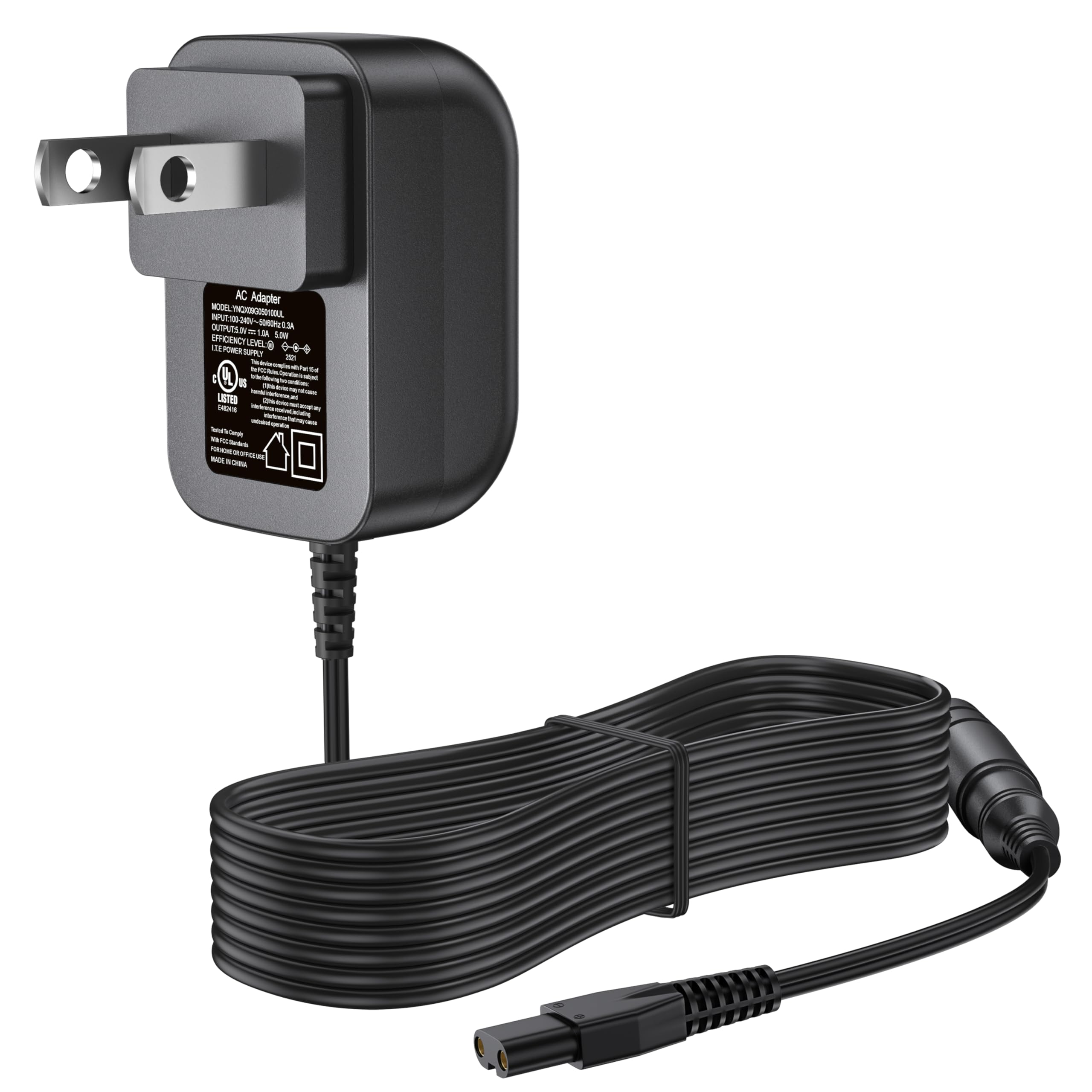DONY0IE 5V charger for Skull Shaver Pitbull Pro provides fast, safe charging for cordless grooming.