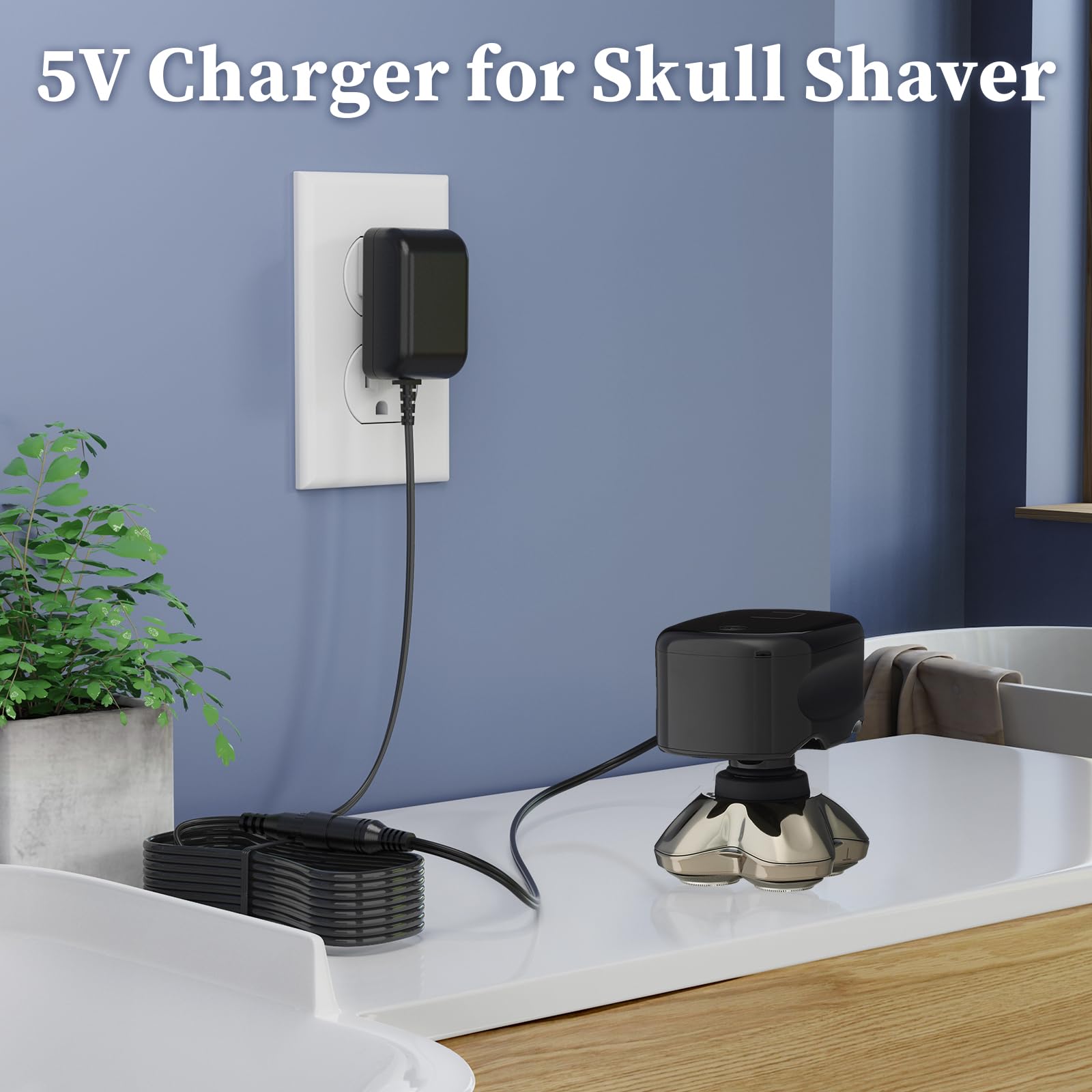 DONYOIE AC adapter for Butterfly Kiss cordless trimmer ensures reliable power during trims.
