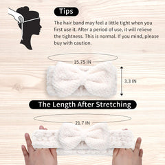 DOOBO spa headbands microfiber texture close-up showing soft feel