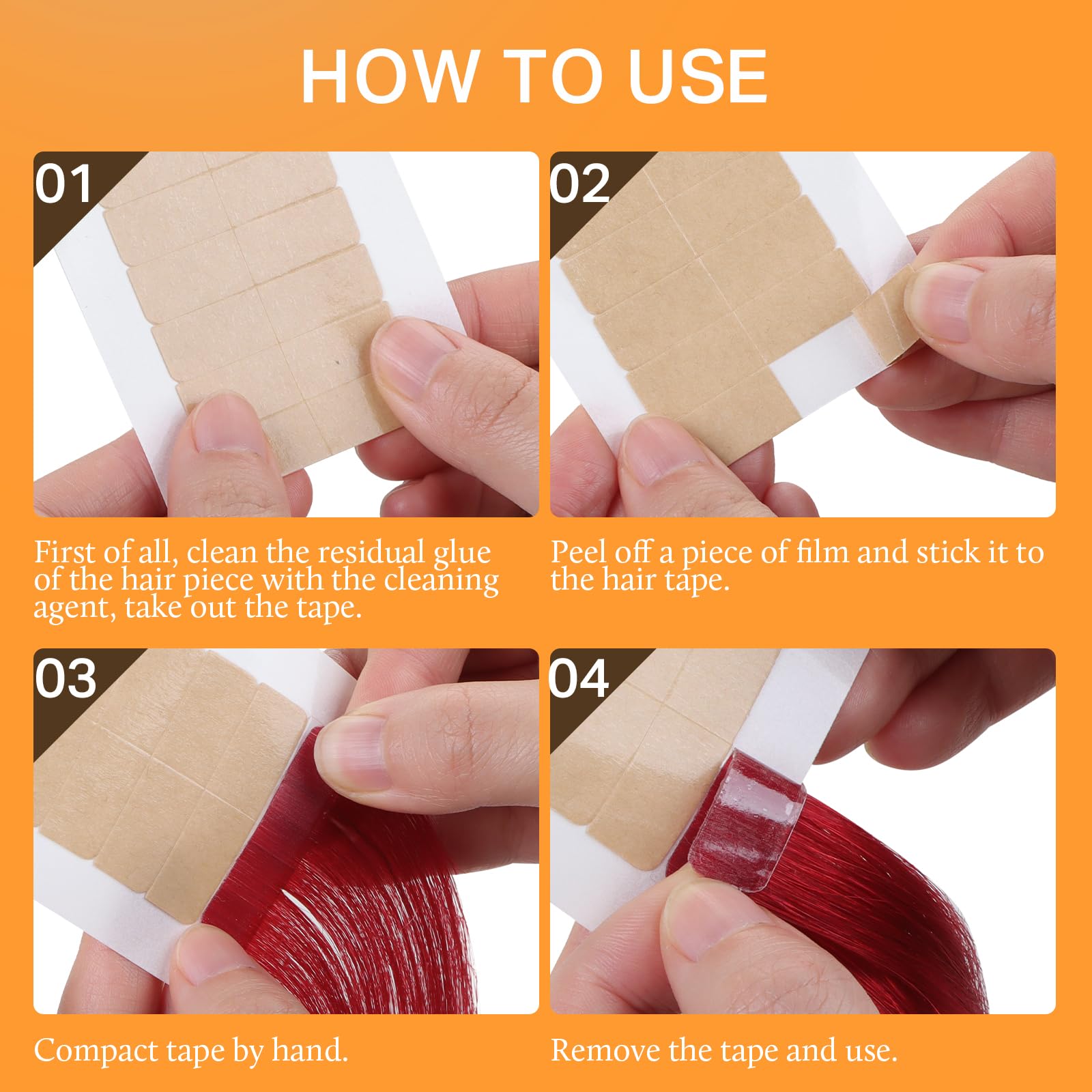 DOORES tape tab heat activation note for stronger hold