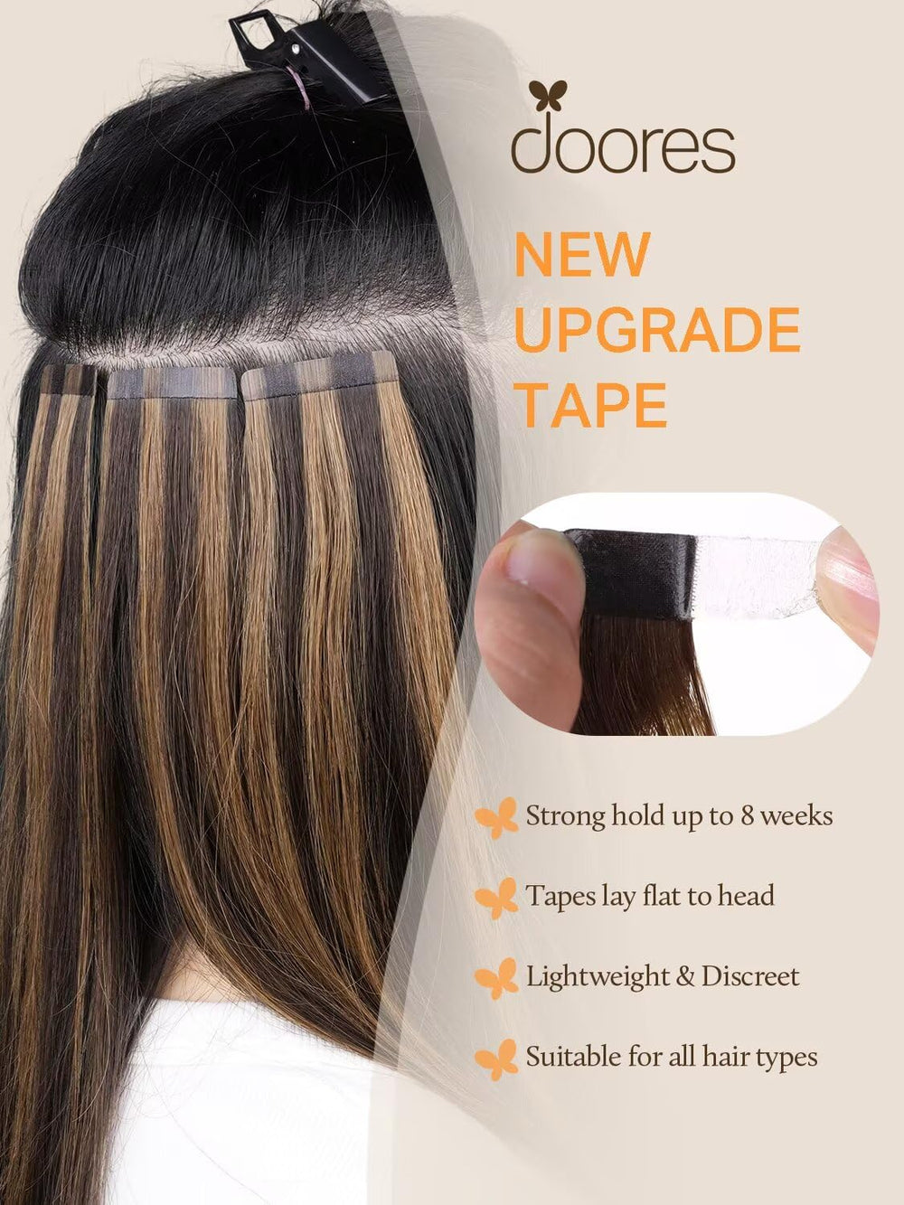 DOORES 20-piece pack emphasizes versatile volume and full-head options.