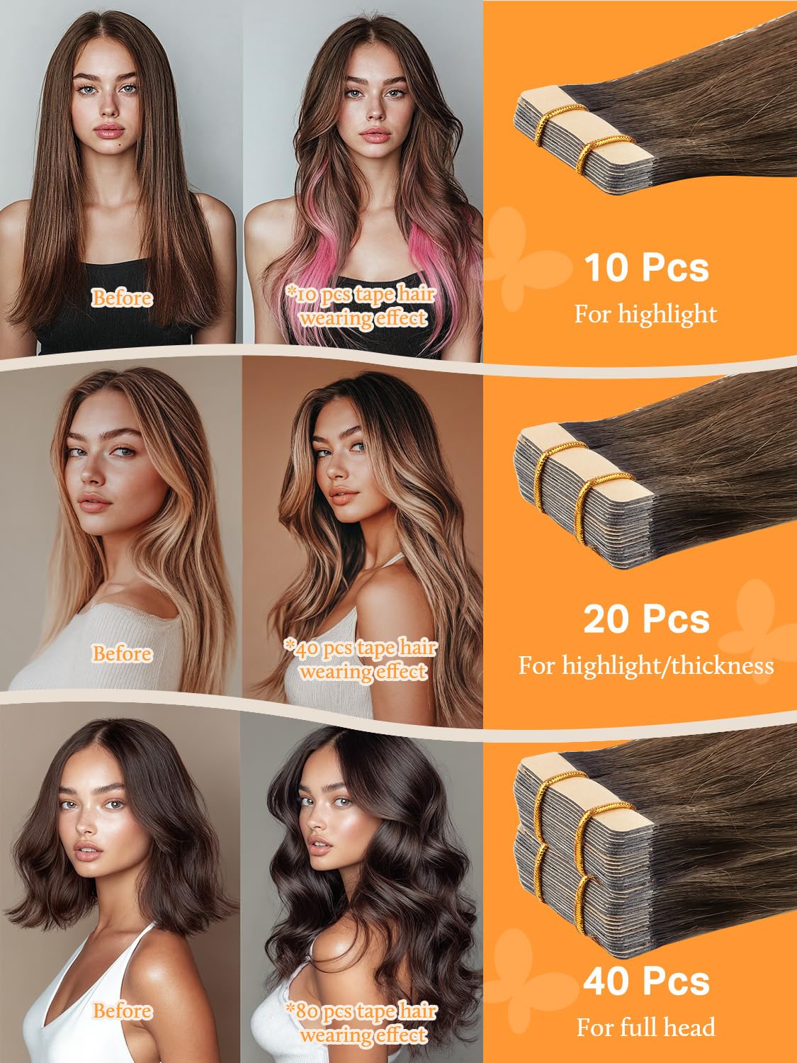 DOORES transparent tape closeup underlines replaceable, hypoallergenic bond with lasting hold.