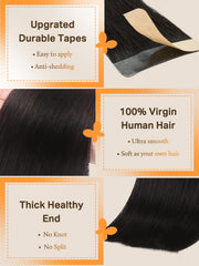 DOORES transparent tape-in system near-invisible adhesive during application.