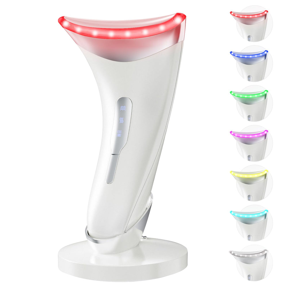 Dopsikn seven-color face and neck massager for at-home skincare sessions.