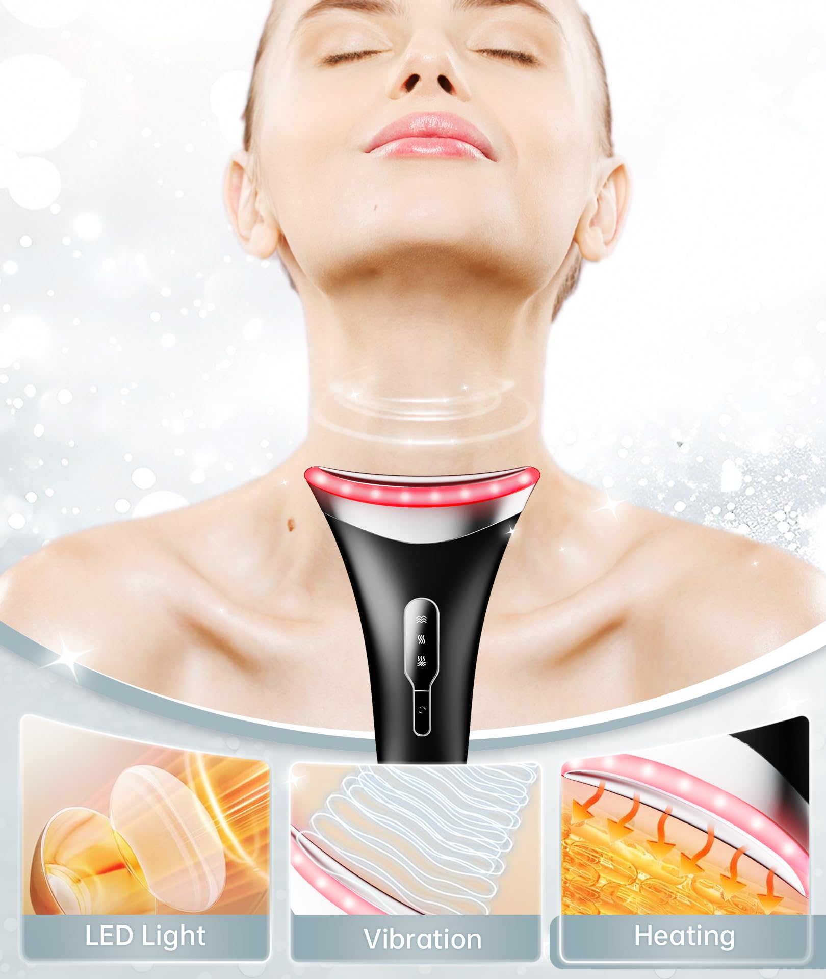 Dopsikn facial massager base charging station shown for convenient daily use.