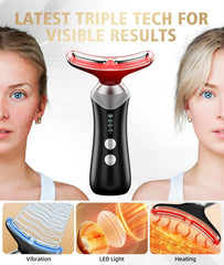 Dopsikn adjustable vibration and thermals close-up highlighting heat assisted skincare benefits.