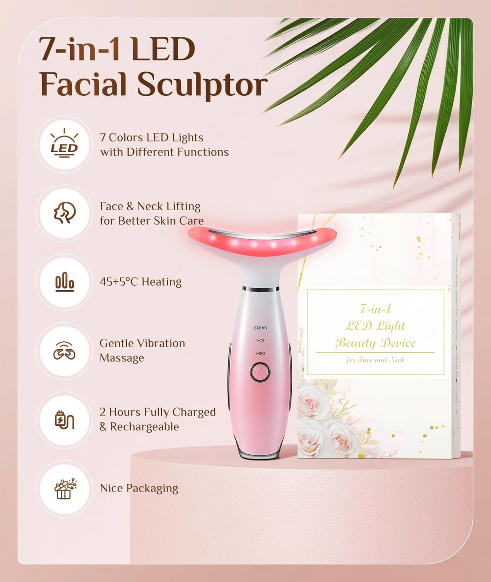 Dopsikn vibrating massage with heat supports a soothing skincare session.