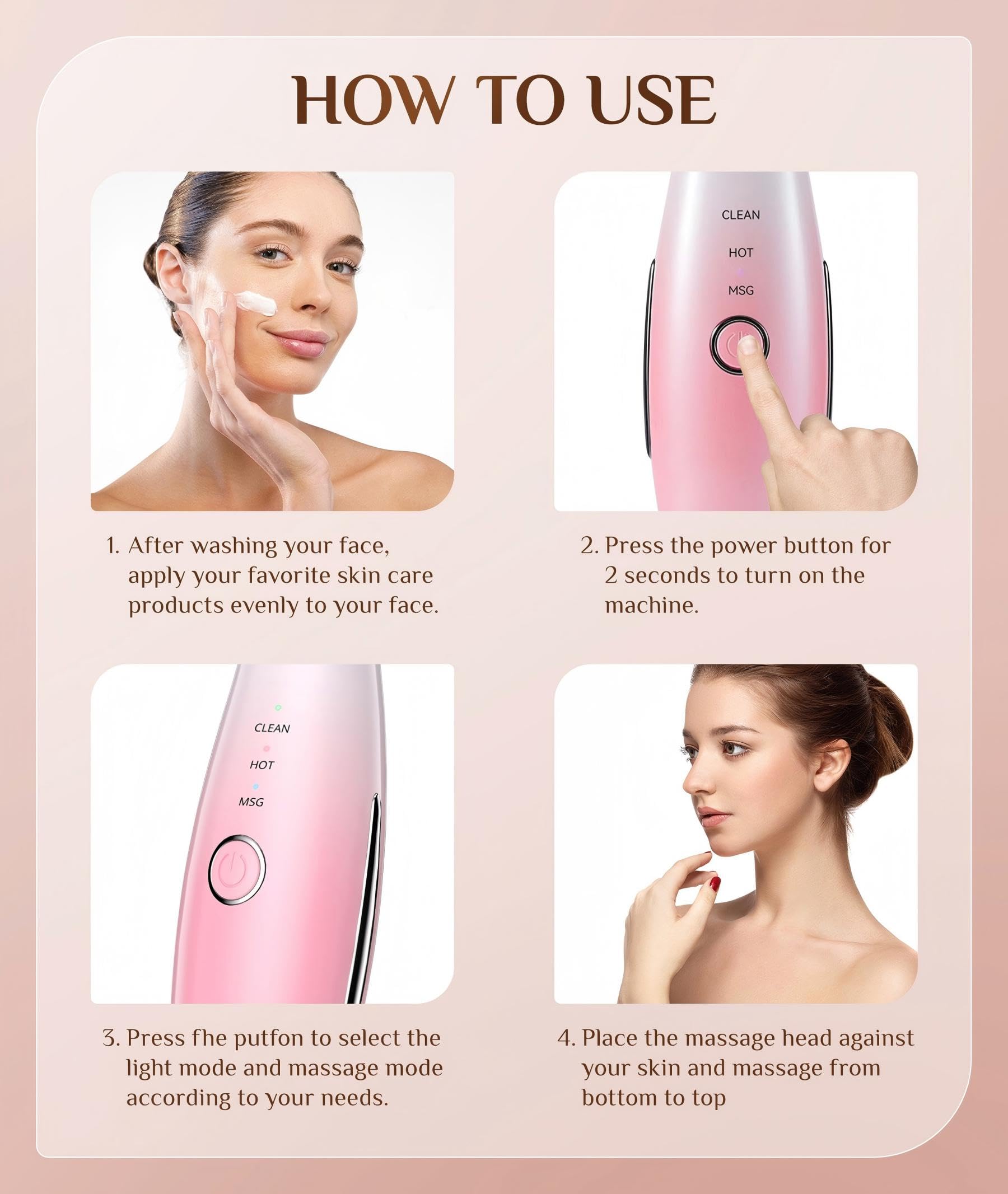 Dopsikn wrinkle-focused facial device to complement your weekly routine.