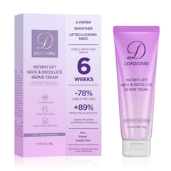 Doracome Retinol, Collagen & Hyaluronic Acid Neck Firming Cream | Anti-Aging Moisturizer for Face & Neck