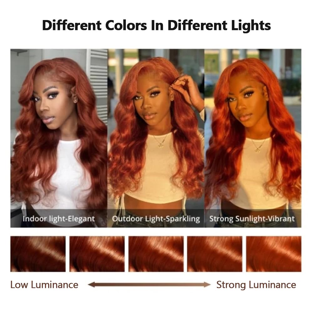 dorbess Ginger Orange 30-Inch Wig cap area with adjustable band for secure fit
