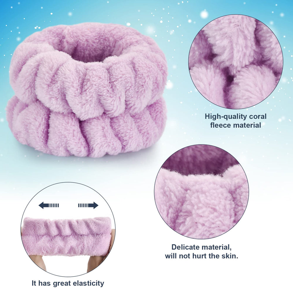 Dorbetar arm bands for washing face help protect sleeves during cleansing.