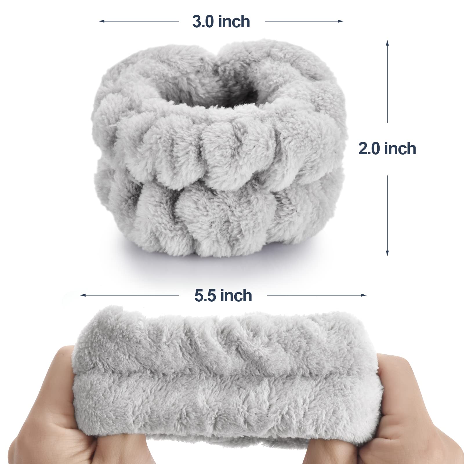 Dorbetar face wash wristbands ideal for makeup removal and skincare routines.