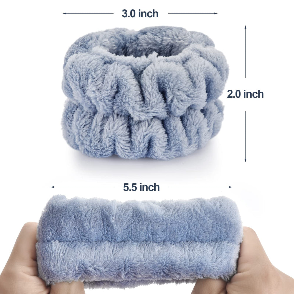 Dorbetar face-wash wristbands with retractable elastic for comfortable fit.
