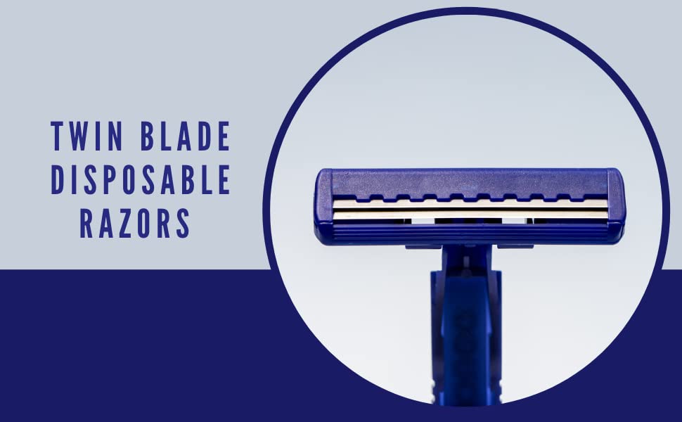Dorco Fresh Twin Blade razors in travel case or gym bag ready for anywhere
