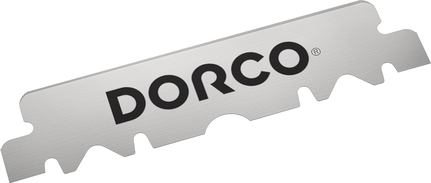Dorco HQ 100 blades per pack front view showing value and quantity.