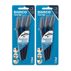 DORCO Line-Up Razor for Men focused on face dermaplaning for smoother skin.