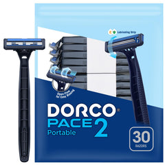 Dorco Pace 2 open-flow design enables quick rinsing between strokes for a smoother shave