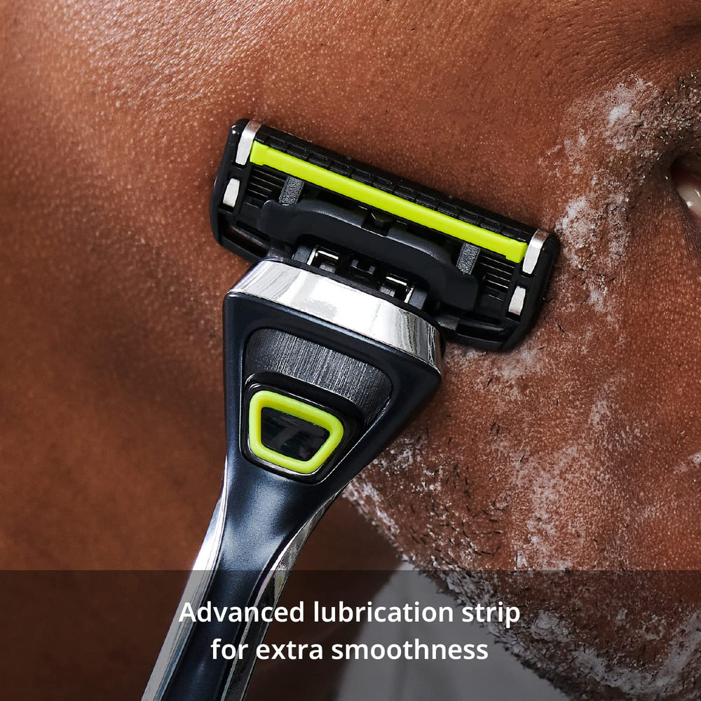 Dorco Pace 5 Pro curved blades for a close, gentle shave with less irritation
