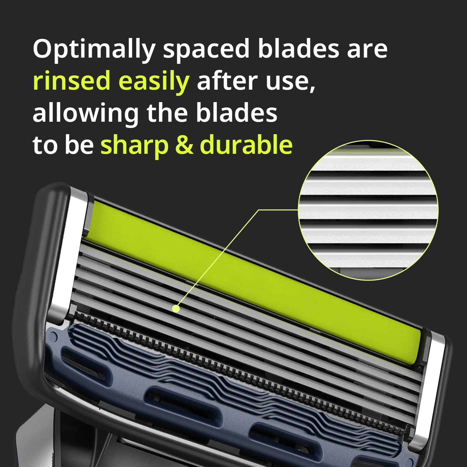 Dorco Pace 5 Pro interchangeable heads fit any Dorco handle for flexibility