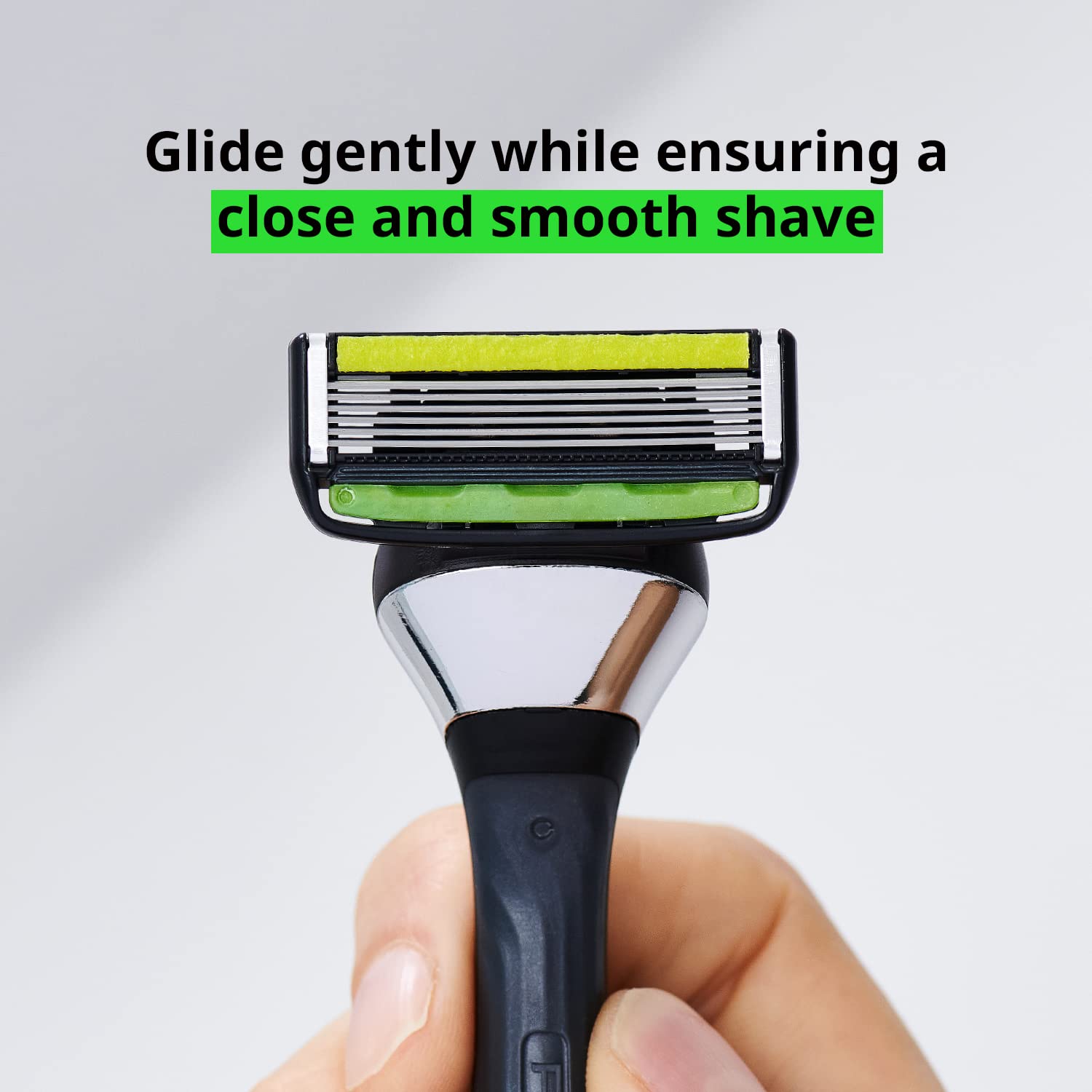 Dorco Pace 6 Pro trimmer back view for precise mustache and neck detailing.