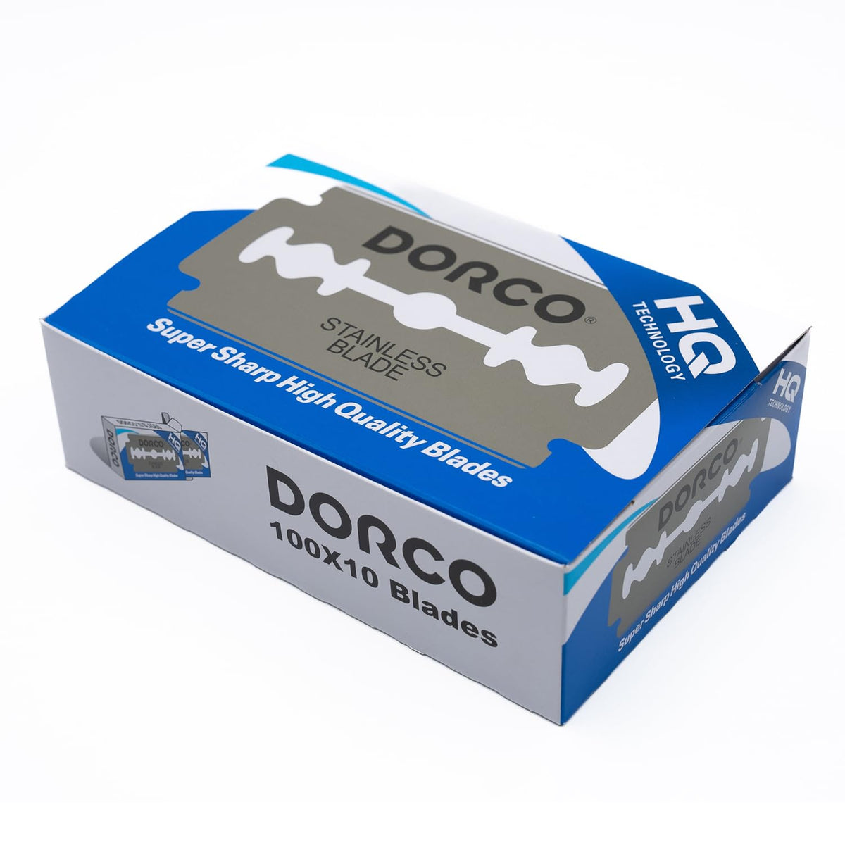 DORCO ST300 platinum blades bulk pack of 1000 for economical, long-lasting safety razor shaving.