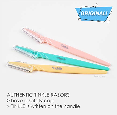 Anti-slip grip on the tool aids steady use during at-home dermaplaning